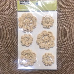 Colorbok Crocheted Flower Stickers